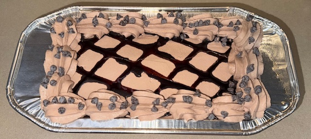 To show the finished product Finished photo of Chocolate Tres Leches cake